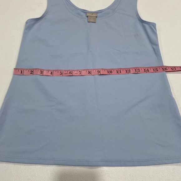 Chico’s Blue Stretch Tank Top Size 0 (S) | Soft Sleeveless Layering Top - Picture 5 of 6